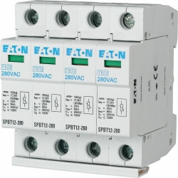 EATON Ogranicznik przepięć B+C Typ 1+2 4P 12,5kA SPBT12-280/4 158331