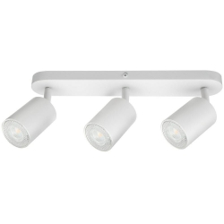 Lampa Oprawa SIENA-ALU-W/W 3xgu10 biała z białym przegubem