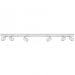 Lampa Oprawa SIENA-ALU-W/W 6xgu10 biała z białym przegubem