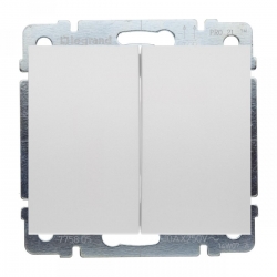 LEGRAND SISTENA LIFE łącznik schodowy podwójny pearl 775808+771512
