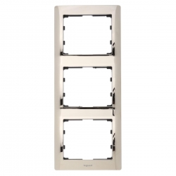 LEGRAND SISTENA LIFE Ramka potrójna pionowa chrome 771937