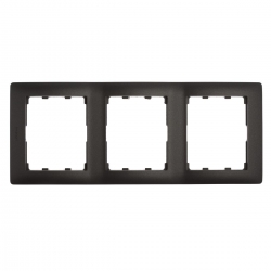 LEGRAND SISTENA LIFE Ramka potrójna pionowa choco 771207