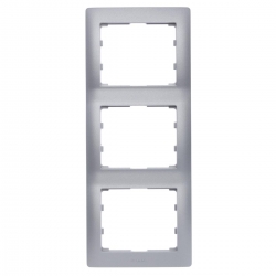 LEGRAND SISTENA LIFE Ramka potrójna pionowa metalic 771307