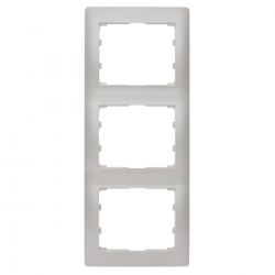 LEGRAND SISTENA LIFE Ramka potrójna tworzywo pionowa pearl 771507