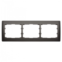 LEGRAND SISTENA LIFE Ramka potrójna pozioma choco 771203