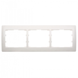 LEGRAND SISTENA LIFE Ramka potrójna pozioma arctic 771003