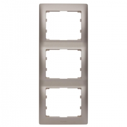 LEGRAND SISTENA LIFE Ramka potrójna pionowa titan 771407