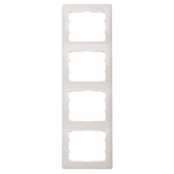 LEGRAND SISTENA LIFE Ramka poczwórna pionowa pearl 771508