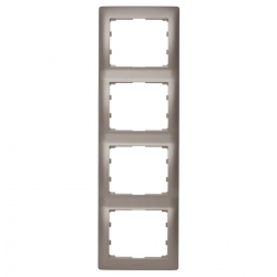 LEGRAND SISTENA LIFE Ramka poczwórna pionowa titan 771408