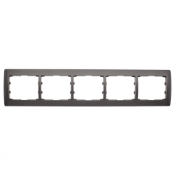 LEGRAND SISTENA LIFE Ramka pięciokrotna pozioma choco 771205