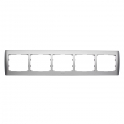 LEGRAND SISTENA LIFE Ramka pięciokrotna pozioma metalic 771305