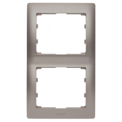 LEGRAND SISTENA LIFE Ramka podwójna pionowa titan 771406