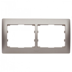 LEGRAND SISTENA LIFE Ramka podwójna pozioma titan 771402