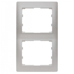 LEGRAND SISTENA LIFE Ramka podwójna pionowa pearl 771506