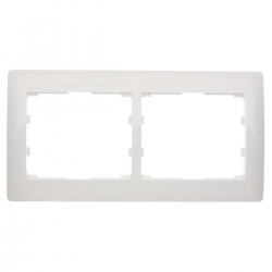 LEGRAND SISTENA LIFE Ramka podwójna pozioma arctic 771002