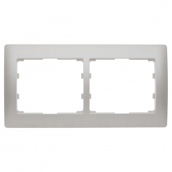 LEGRAND SISTENA LIFE Ramka podwójna pozioma pearl 771502