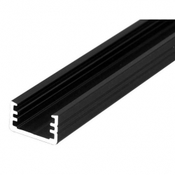 Profil led SLIM8 2m czarny anodowany