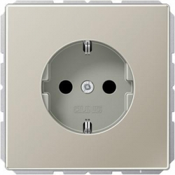 JUNG LS990 Gniazdo SCHUKO stal 16A 250V