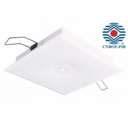 Intelight Oczko awaryjne N/T STARLET QUAD LED SO 150 SA 3H MT IP20 MANUAL TEST 3,5W białe 92814 + ramka do wpuszczenia w sufit 93001