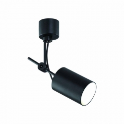 Orlicki Design Stick Nero oprawa sufitowa natynkowa Aluminium i Metal Czarny Matowy 1xGU10 max 8W LED 230V i Brak Źródła Światła w Komplecie