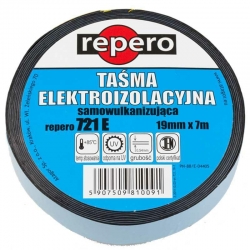 Repero taśma izolacyjna szara 19mmx3m samowulkanizująca się, odporna na UV, temp stos do +85 st C
