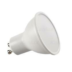 Kanlux żarówka led TOMIv2 GU10 4,9W WW ciepła biała, 3000K, 400lm, mleczna szybka