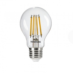 Toshiba Żarówka E27 A60 led 7W 2700K DIM ściemnialna RETRO Vintage  filament 806lm