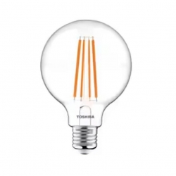 Toshiba Żarówka E27 G95 led 7W 2700K DIM ściemnialna RETRO Vintage  filament 806lm