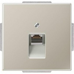 JUNG LS990 gniazdo RJ45 komputerowe pojedyncze kat. 6 stal