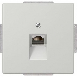 JUNG LS990 gniazdo RJ45 komputerowe pojedyncze kat. 6 szary