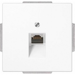 JUNG LS990 gniazdo RJ45 komputerowe pojedyncze kat. 6 biały