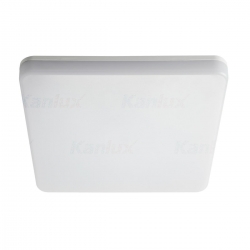 Knlux plafon VARSO HI LED 36W-NW-L-SE neutralna biała, 4000K, 3600lm, kwadrat, IP54,z mikrofalowym czujnikiem ruchu