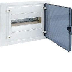 HAGER POLO Rozdzielnica modułowa 1x18 podtynkowa IP40 Golf (drzwi transparentne) VF118TD