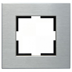 VIKO ARTLINE Ramka pojedyncza aluminium srebrna 92182321