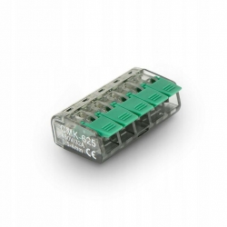 Szybkozłączka 5x0,5-4mm2 CMK-625 39.625 transparentna