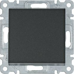 HAGER POLO LUMINA2 Przycisk pojedynczy czarny WL0113
