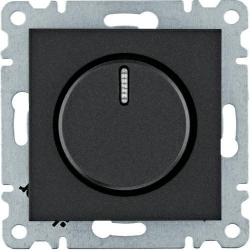 HAGER POLO LUMINA2 Ściemniacz do lamp żarowych czarny WL4013