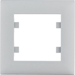 HAGER POLO LUMINA2 Intense Ramka pojedyncza srebrna WL5512