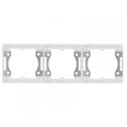 HAGER POLO LUMINA adapter 3-krotny natynkowy biały WL5830