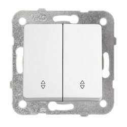 Panasonic LINNERA S Łącznik schodowy podwójny biały połysk 91440017