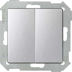 KONTAKT-SIMON Simon 82 łącznik podwójny krzyżowy aluminium 10AX 250V