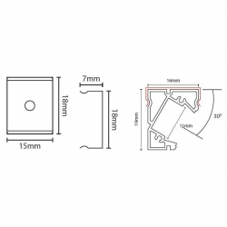 wymiary uchwyt minilux lux00047-160484
