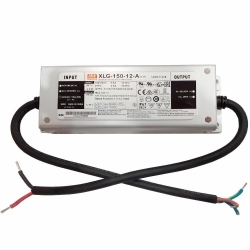 Zasilacz led Mean Well 150W 12VDC 12,5A   XLG-150-12-A IP67 filtr PFC