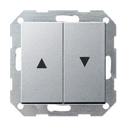 Gira Przycisk żaluzjowy Gira System 55 aluminium