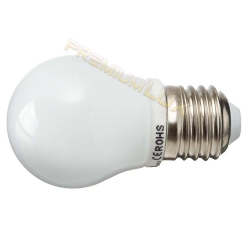 Żarówka 8 led smd 2835 2,5W kulka niebieska-30384