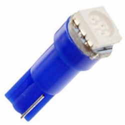 Żarówka samochodowa T10 1 smd led 0,5W niebieska-30573