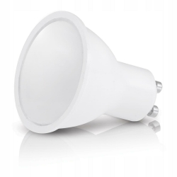 KB Żarówka LED GU10 7W NW neutralna biała 4000K mleczny klosz 540 lm