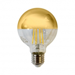 Żarówka E27 G80 filament led 5,5W 2700K GOLD Mirror 400lm filament z odbłyśnikiem złotym