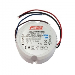 Zasilacz POW-24-12 24W 12VDC 2A do puszkifi fi 60 puszkowy okrągły ip20