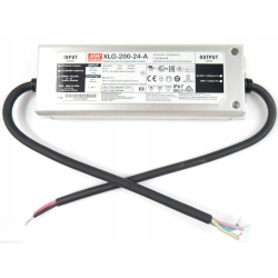 Zasilacz MeanWell 199,2W 24VDC 8,3A XLG-200-24A IP67 filtr PFC